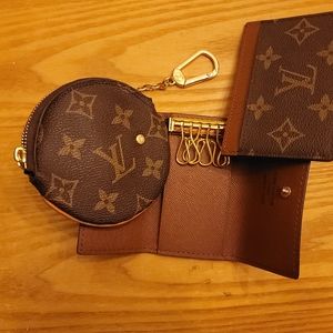 Canvas 6 ring key holder